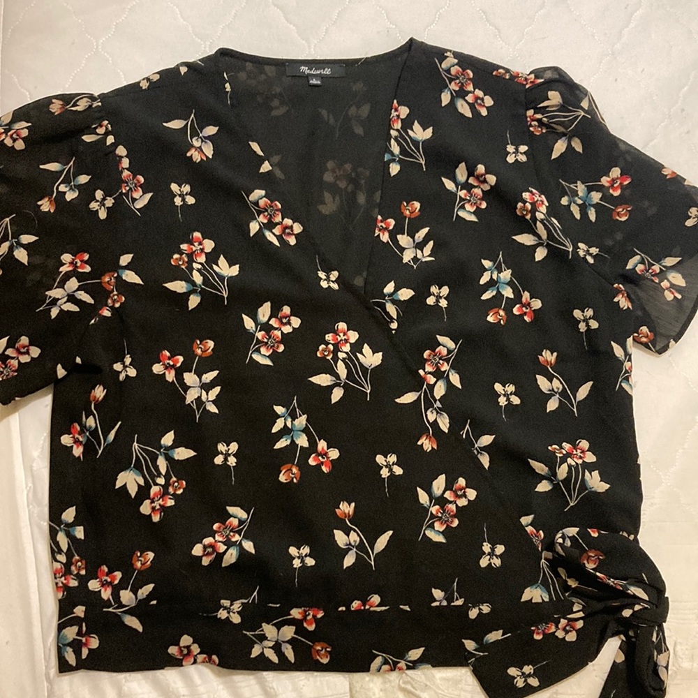 Madewell wrap top